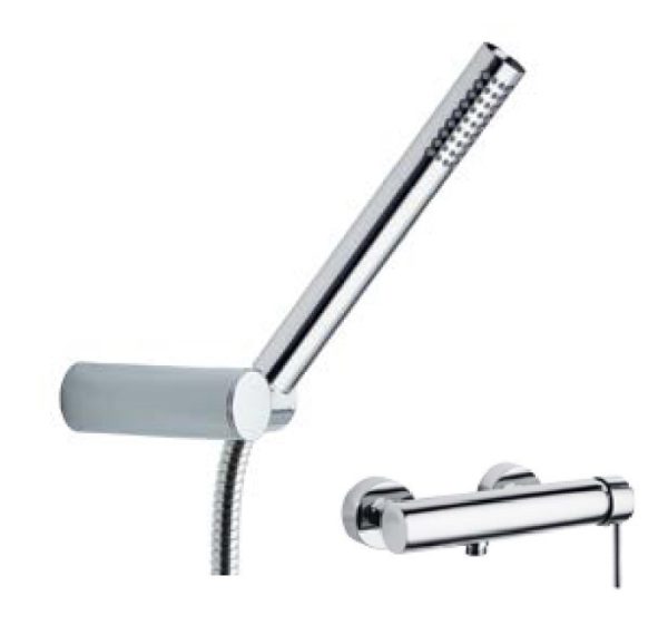 DRAKO-MITIGEUR DOUCHE 3308D CHR A/ENS + FLEX