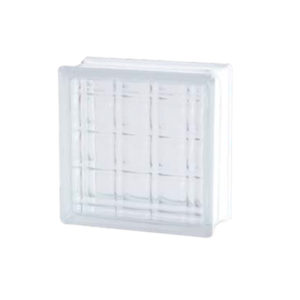 BRIQUE DE VERRE  LARGE CRYSTAL 190X190X80 -  11 900 AR TTC/ PIÈCE–71 400 AR TTC/ CARTON/ 6 PIÈCES