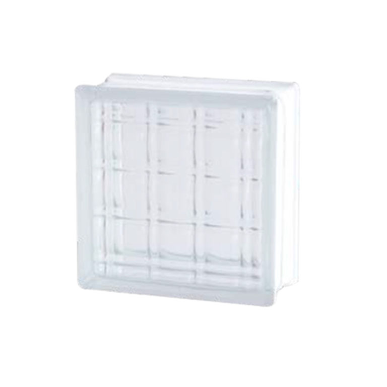 BRIQUE DE VERRE  LARGE CRYSTAL 190X190X80 -  9 916.67 AR HT/ PIÈCE–59 500 AR HT/ CARTON/ 6 PIÈCES