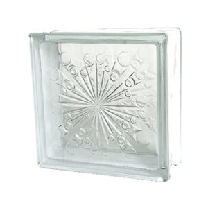 BRIQUE DE VERRE METEOR 190X190X80 - 11 900 AR TTC/ PIÈCE–71 400 AR TTC/ CARTON/ 6 PIÈCES