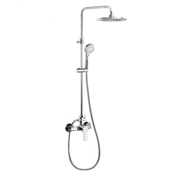 TITANIUM COLONNE DOUCHE REGLABLE 1874RP240 CHROME