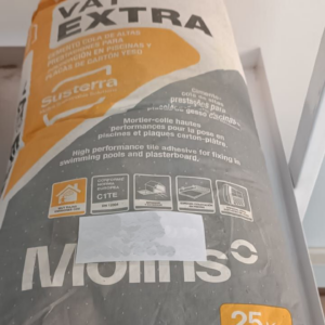MORTIER COLLE VAT EXTRA 25 KG BLANCO