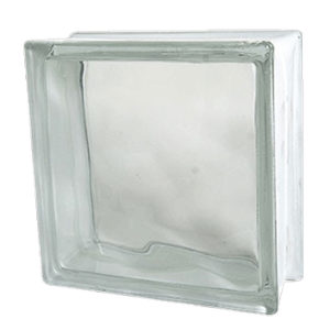 BRIQUE DE VERRE CLOUDY 190X190X90 - 11 900 AR TTC/ PIÈCE–71 400 AR TTC/ CARTON/ 6 PIÈCES