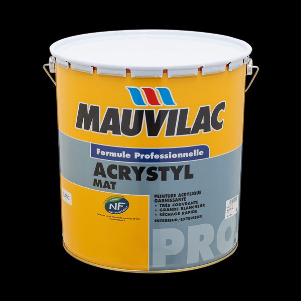 ACRYSTYL MAT BLANC CAL 1LT