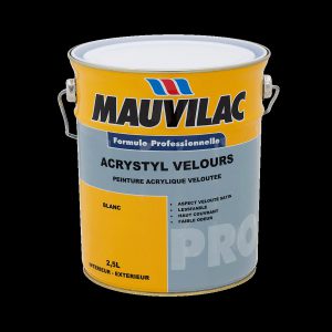 ACRYSTYL VELOURS BLANC CAL 2.5LT
