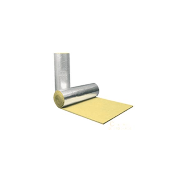 LAINE DE VERRE AVEC ALU01 EPAISSEUR 50MM ROULEAUX 18M2