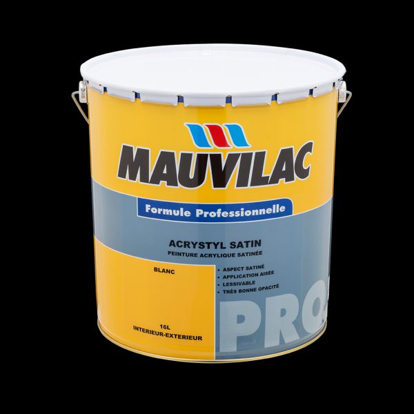 ACRYSTYL SATIN BLANC CAL 16LT