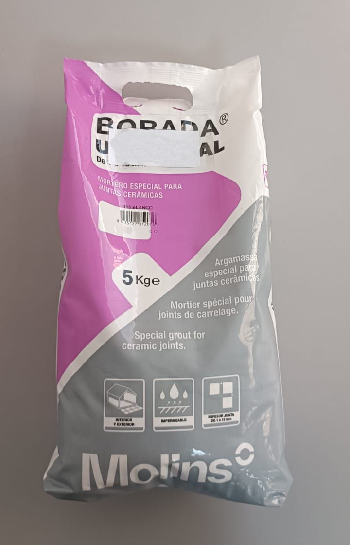 CIMENT JOINT BORADA UNIVERSAL 5KG BLANCO
