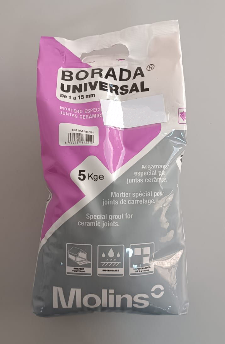 CIMENT JOINT BORADA UNIVERSAL 5KG MARRON