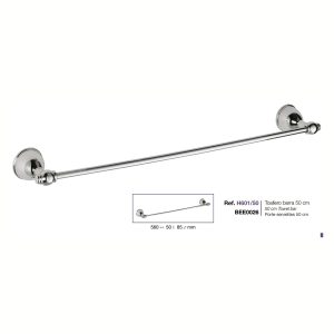 BEAUTY H601/50 PORTE SERVIETTE BAR 10/500 CHROME
