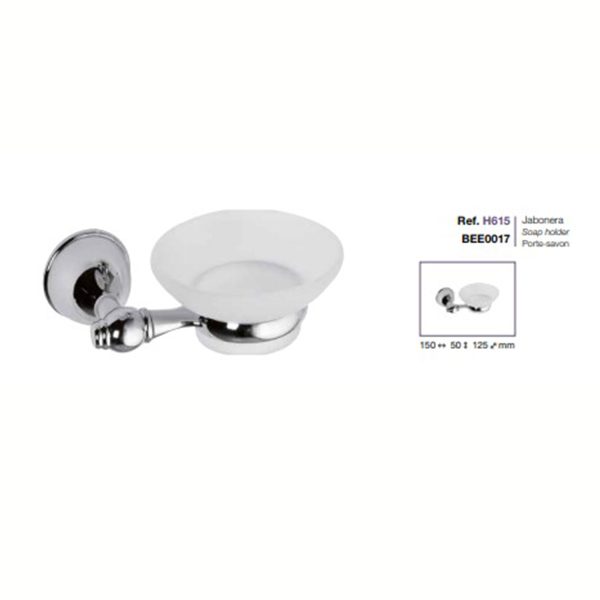 BEAUTY H615 PORTE SAVON CHROME
