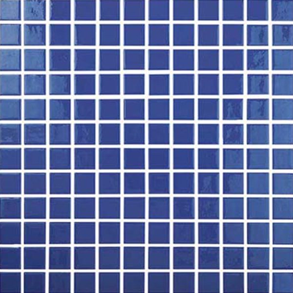 CARREAU 803 LISO AZUL MARINO PAPEL 25X25MM - 70 833.4 AR HT/M2 - 10PCES - 146 666 .8 AR HT/ CARTON-20 PCES