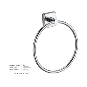 DUERO ANNEAU PORTE SERVIETTE CHROME