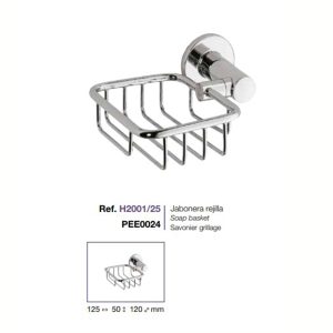 PERLA H2001/25 PORTE SAVON CHROME