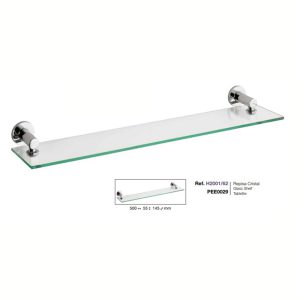 PERLA H2001 /62 TABLETTE 110X500 CHROME