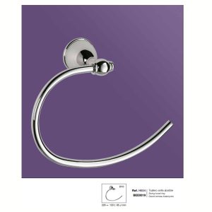 BEAUTY H604 ANNEAU PORTE SERVIETTE CHROME