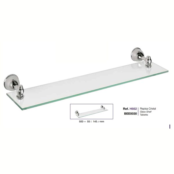 BEAUTY H662 TABLETTE 500 MM CHROME