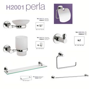 PERLA H2001/7P KIT 7PIECES 04-06-09-15-16-50-62 CHROME