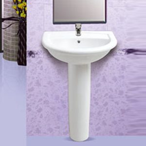 LAVABO A /COLONNE STATARS BLANC