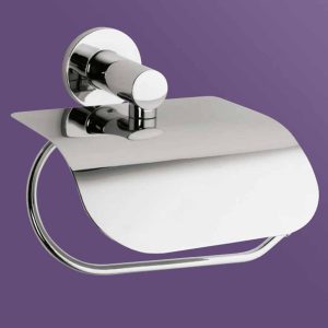 PERLA H2001/06 PORTE PAPIER A/COUVERCLE CHR