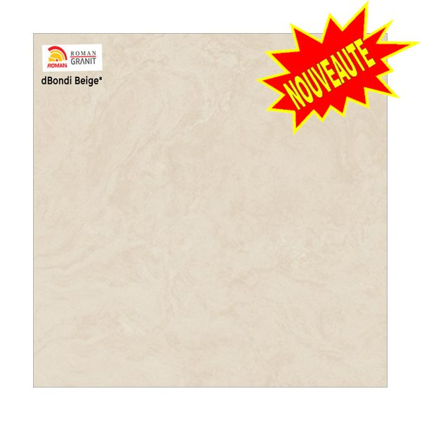 DBONDI BEIGE 60X60 RECTFIED - 2.78 pces/m2 -77916,67 Ar HT/m2 - 3pces/1.08m2/26kg/ 84082,74 Ar HT - carton