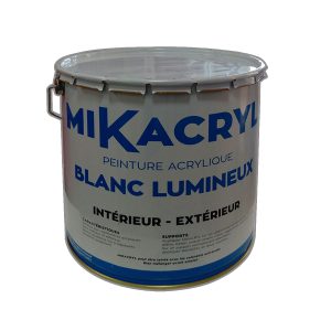 MIKACRYL BLANC 12L MATE ACRYLIQUE