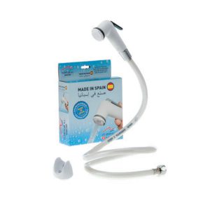 SHATTAF KIT WC BLANCO A/FLEX 120CM