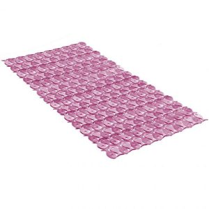TAPIS FOND DE BAIGNOIRE 70x36 PISCIS AUBERGINE