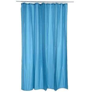 RIDEAU DE DOUCHE BLEU 180X200