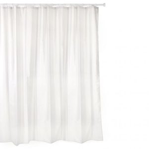 RIDEAU DE DOUCHE BLANC 180X200