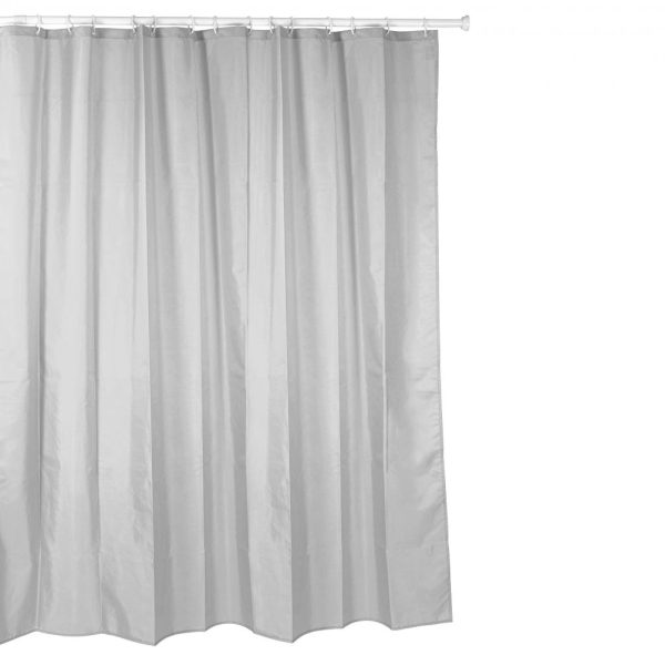 RIDEAU DE DOUCHE GRIS 180X200