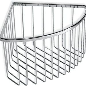 ETAGERE D'ANGLE METAL CHROME 20x20x13,5