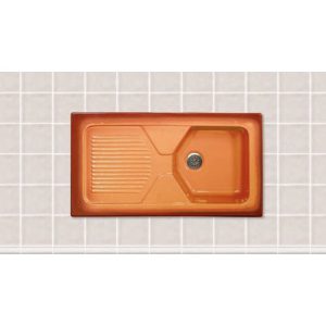 EVIER 1BAC 90X50CM TERRE DE FRANCE Réf.208611