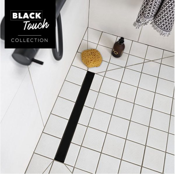 CANIVEAU SLIM 50 BLACK TOUCH POUR DOUCHE A L'ITALIENNE REF 30722864 – Image 2