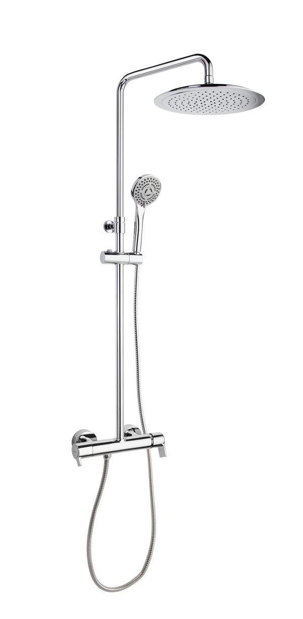 BLAUTHERM MIT COLONNE DE DOUCHE 937413RP300 ROND