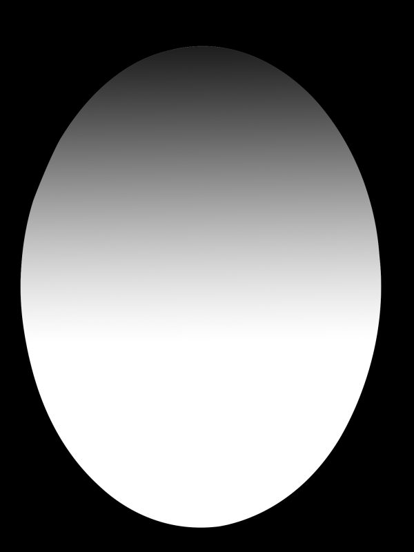 MIROIR SDB OVAL NORMAL 600X800MM