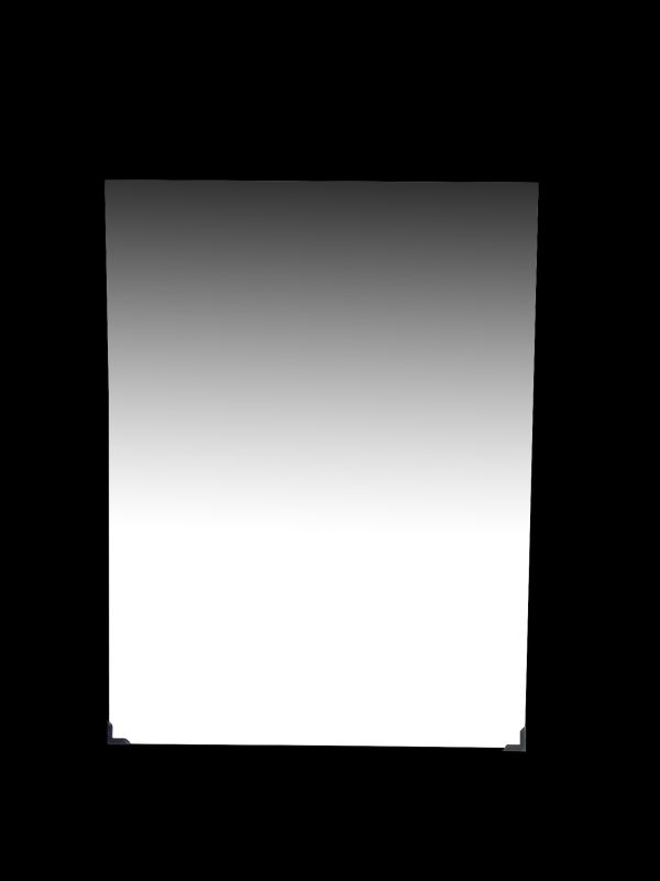 MIROIR SDB RECTANGLE NORMAL 600X800MM