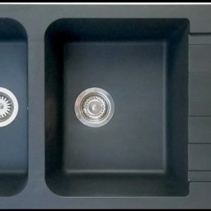 EVIER COMPOSITE STKS SIERRA 2GC1E NEGRO GRAFITO 2BAC +1 EG