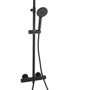 TERMOTECH MITCOLONNE DE DCHE THERMOSTATIQUE 965402RP230 NOIR MAT