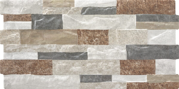 CARREAU CUSCO MIX BEIGE MATE 25X50 - 8 pces/m2 - 60 000 Ar HT/m2 - 12 pces - 90 000 Ar H.T/carton