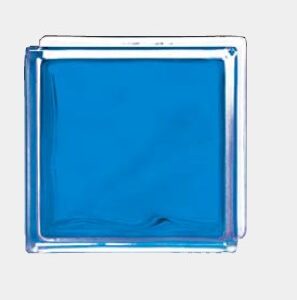 BRIQUE DE VERRE IN-COLORED BLUE 190X190X80 12.5M2/RLX 34 200 AR TTC/RLX